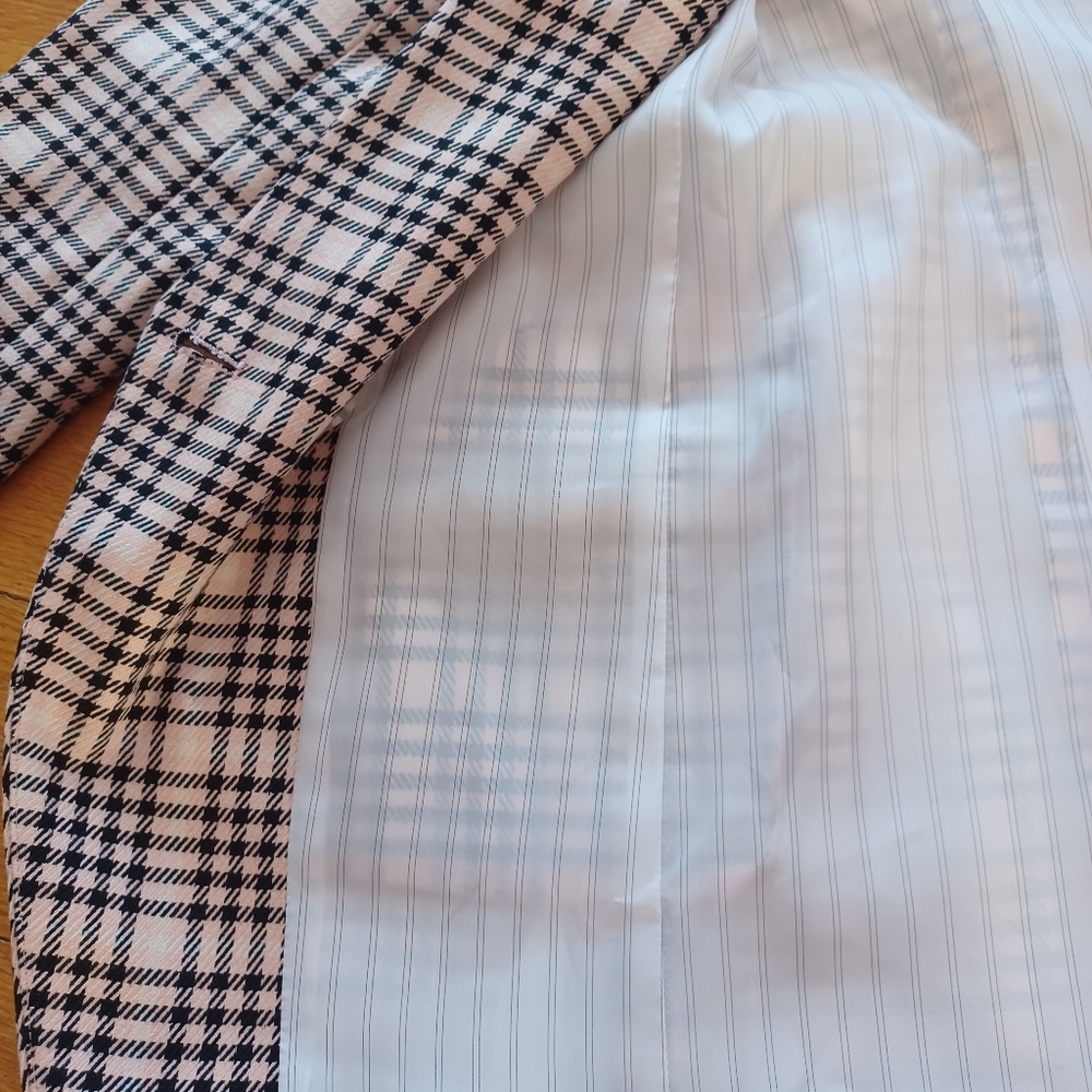 DKNY Womens Below Hips Double Breasted Long Sleeve Boyfriend Jacket Blazer - Picture 12 of 15